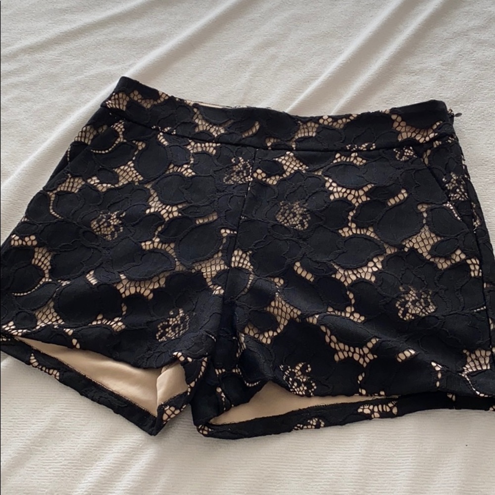 Express lace shorts